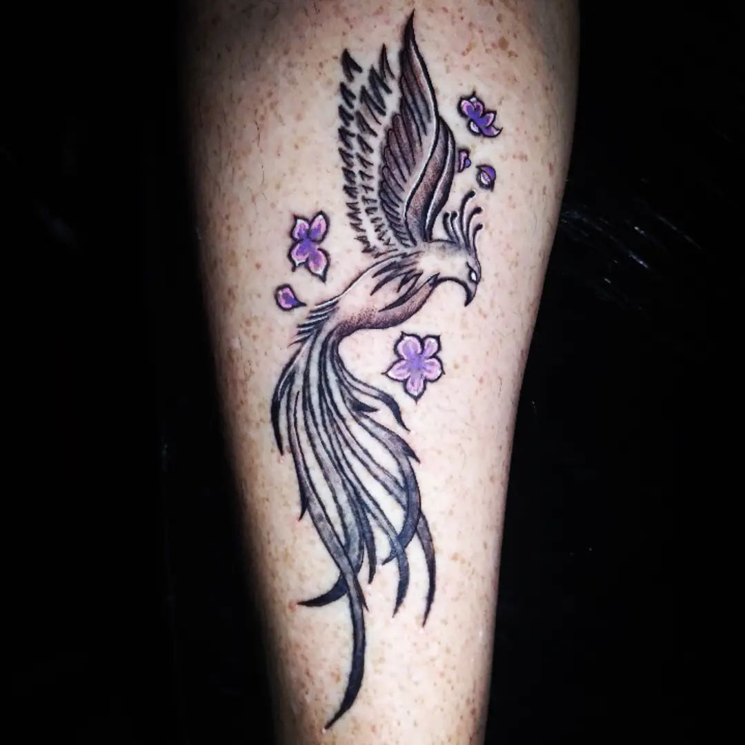 tatuagem fênix resiliência