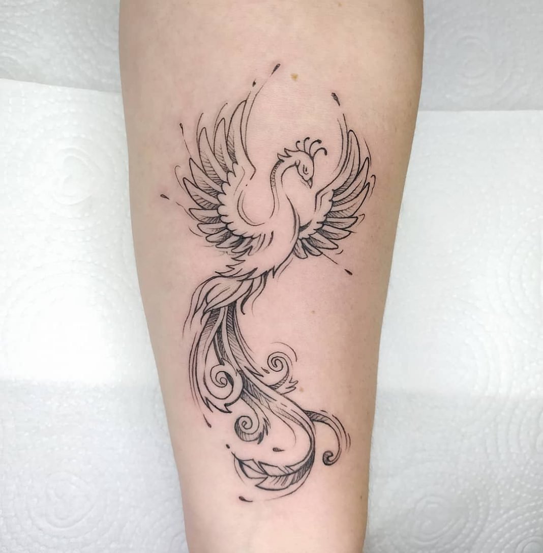 tatuagem fênix egito