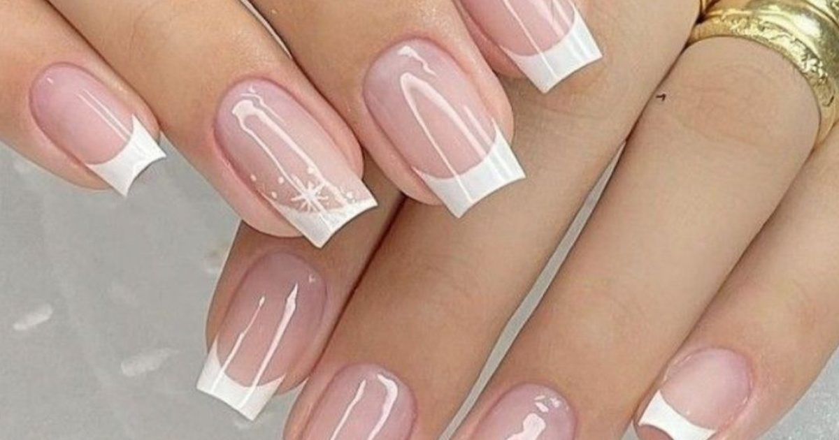 ideias de unhas francesinha branca modernas