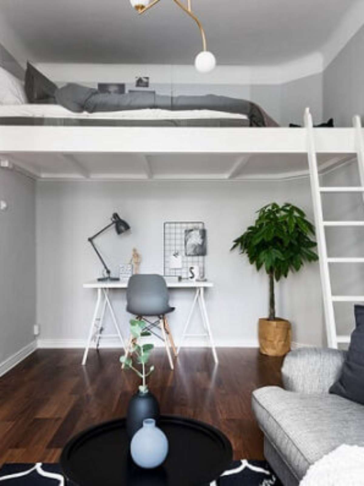 cama suspensa para quarto de criança