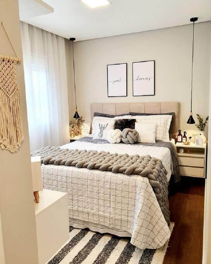 ideias decoração quarto casal simples