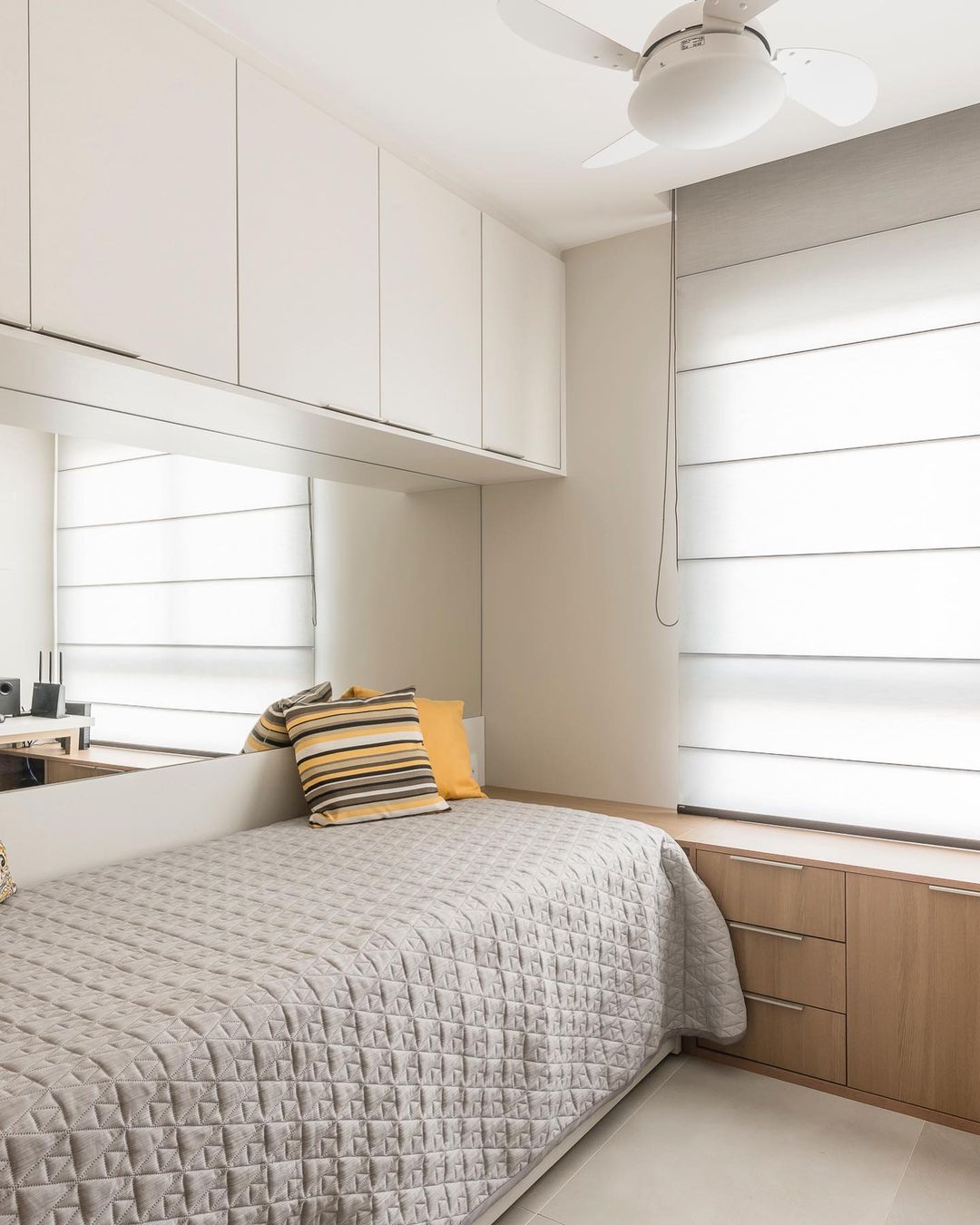 Quarto de solteiro modulado