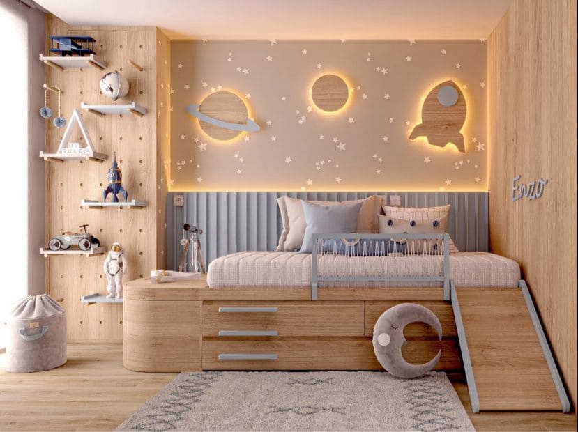 quarto infantil masculino moderno