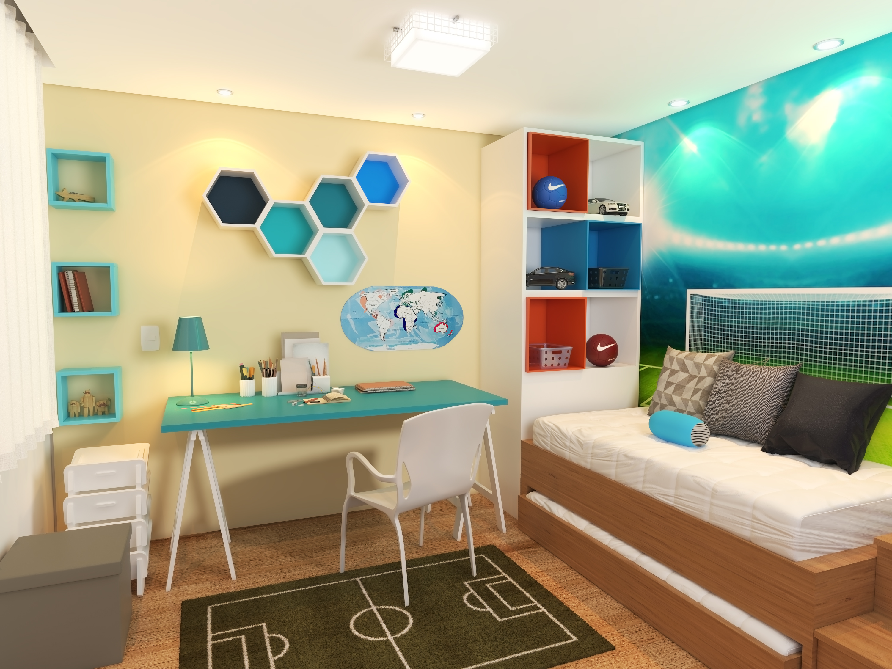 quarto infantil temático masculino