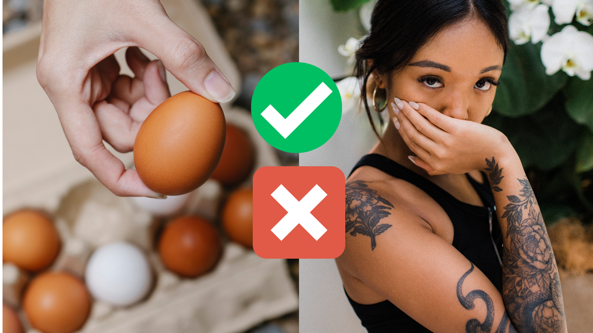 quem fez tatuagem pode comer ovo
