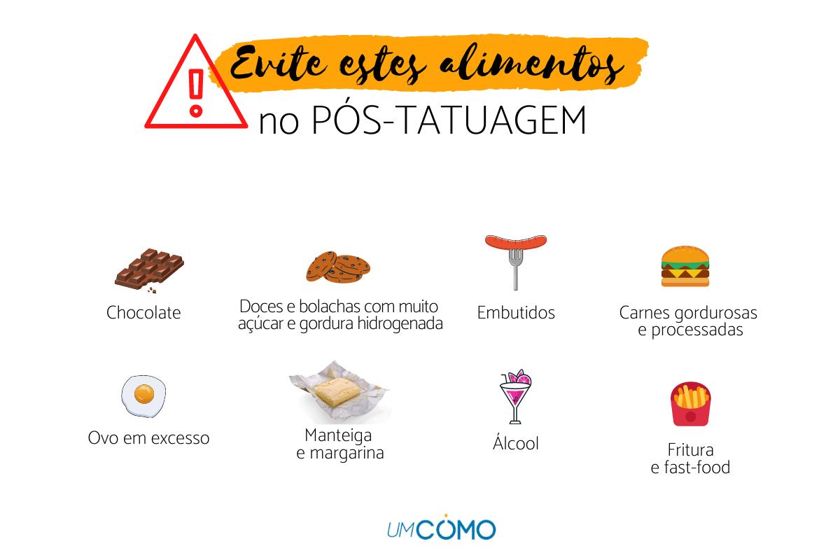 quem fez tatuagem pode comer queijo