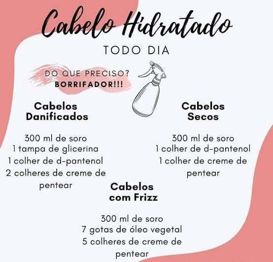 receitas caseiras para cabelo