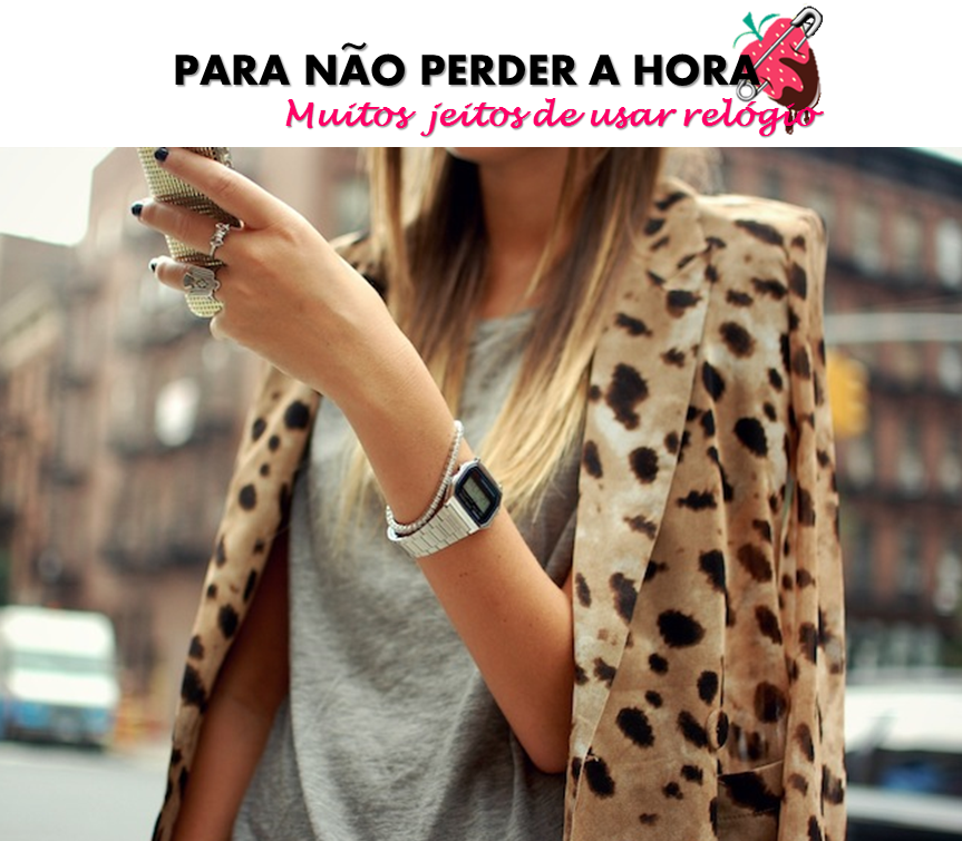 relógio digital combina com que roupa