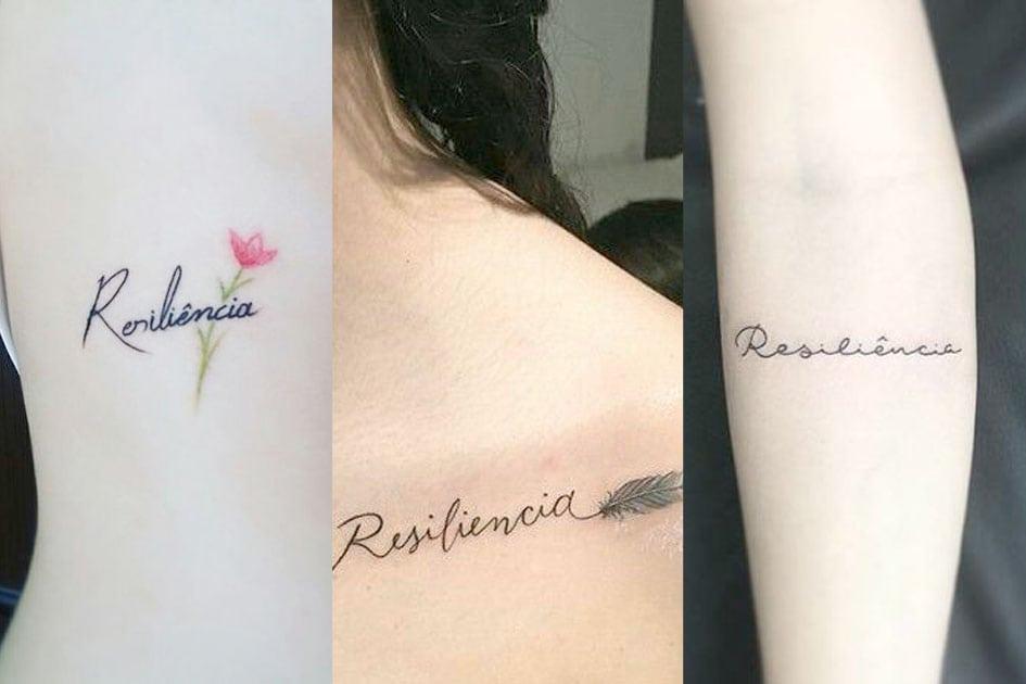 resiliência tattoo feminina