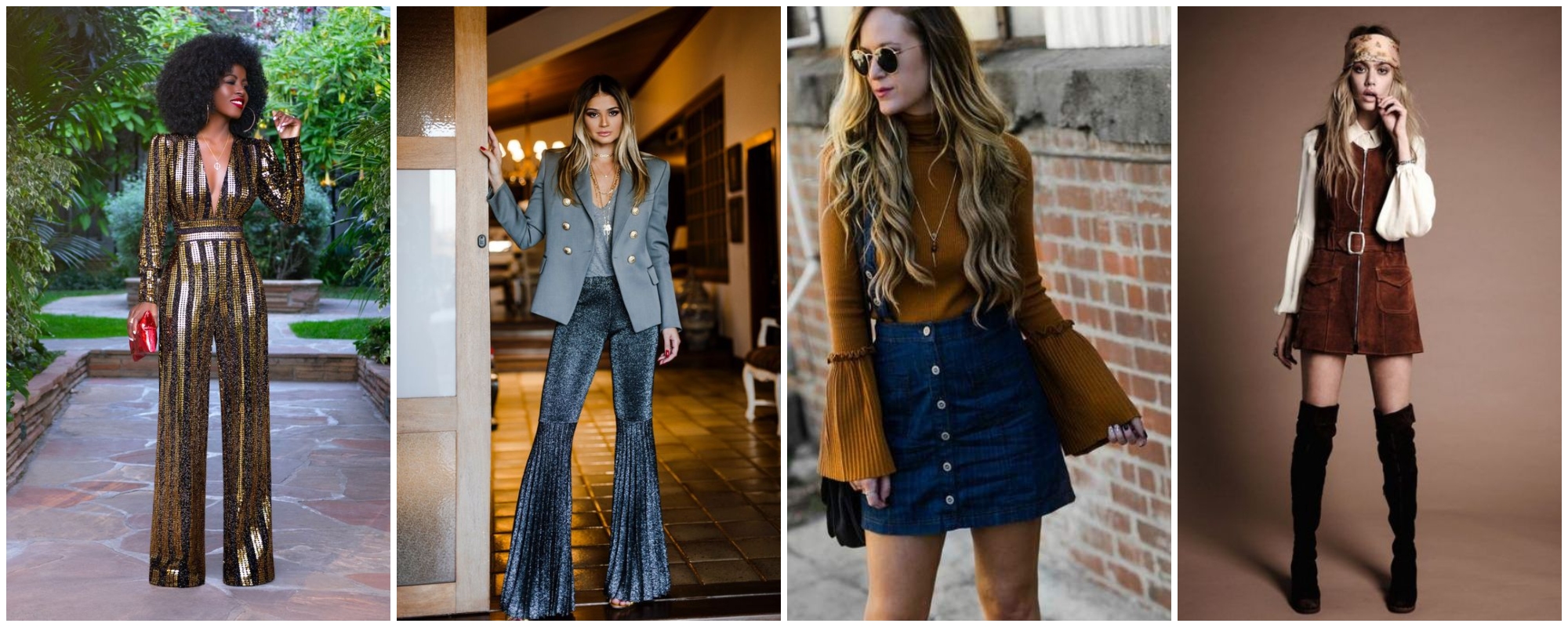 roupa anos 70 feminina