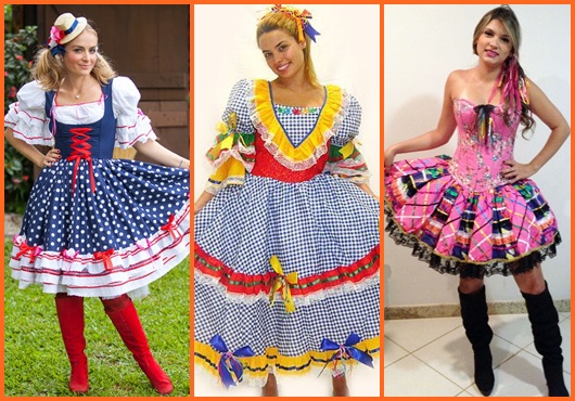 roupa de festa junina feminino