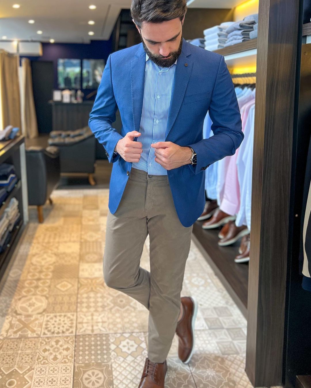 look esporte fino homem