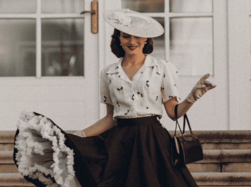 roupas anos 50 femininas