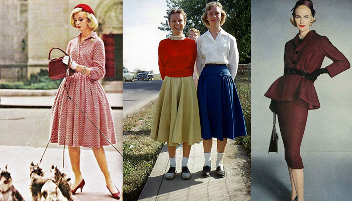 moda retrô anos 50