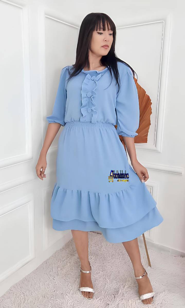 vestido estampado evangélico