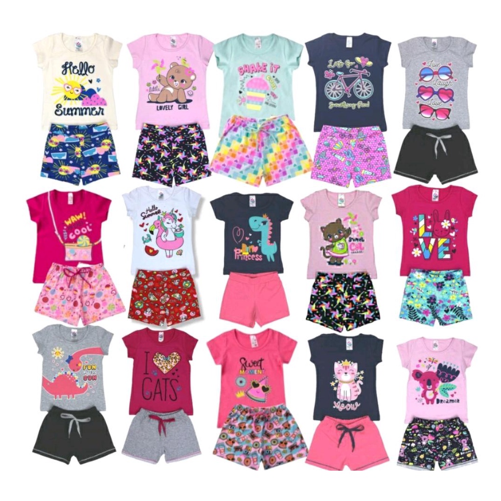 roupa infantil menina verão 2026