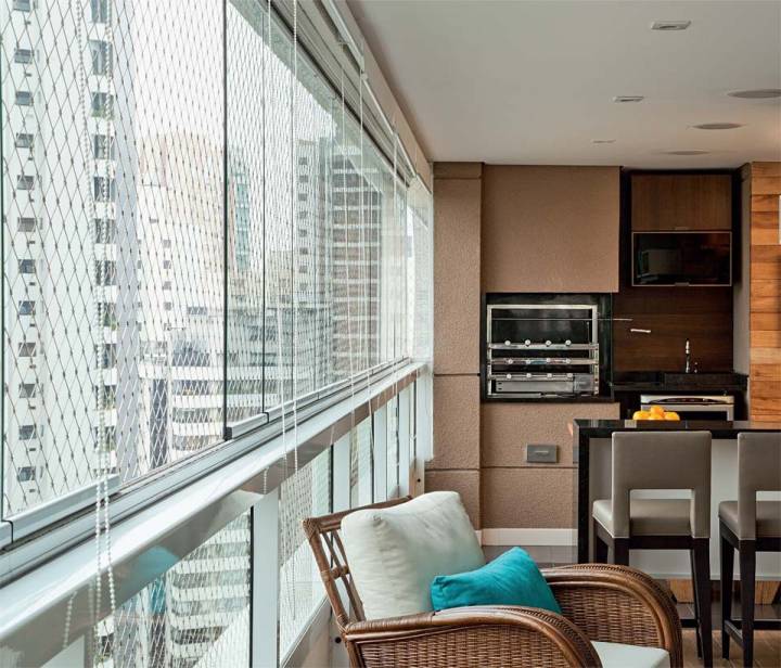 sacada de apartamento moderna