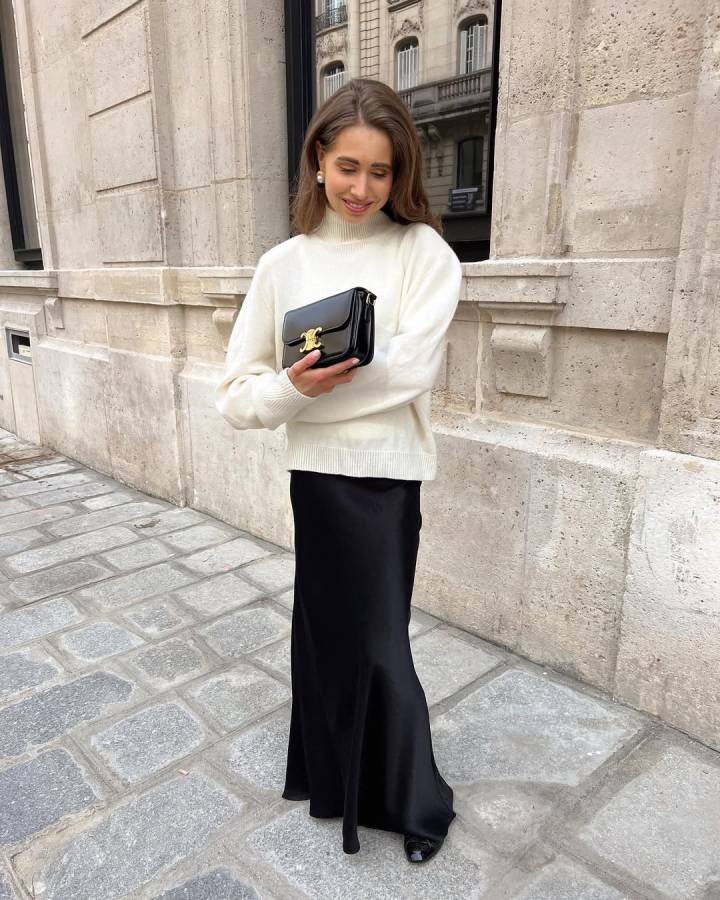 styling tips satin skirt