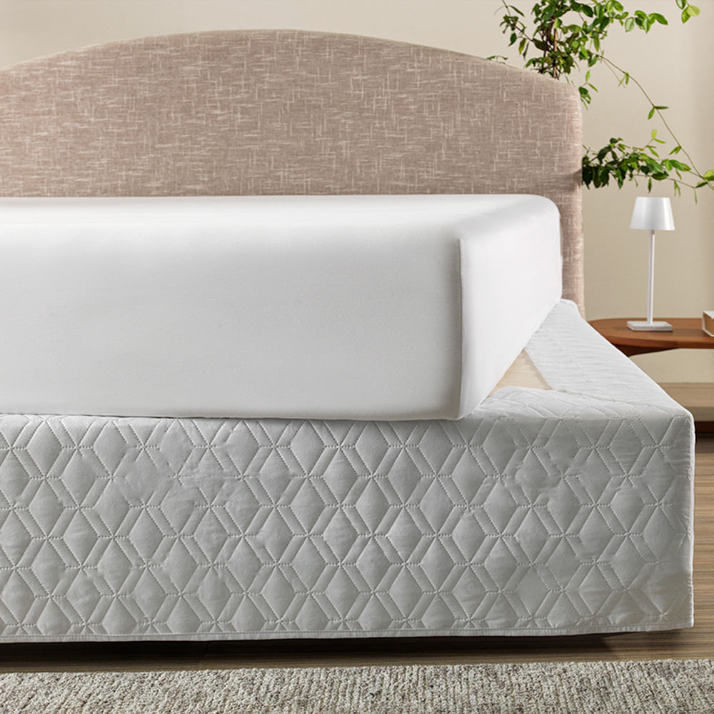 saia para cama box casal