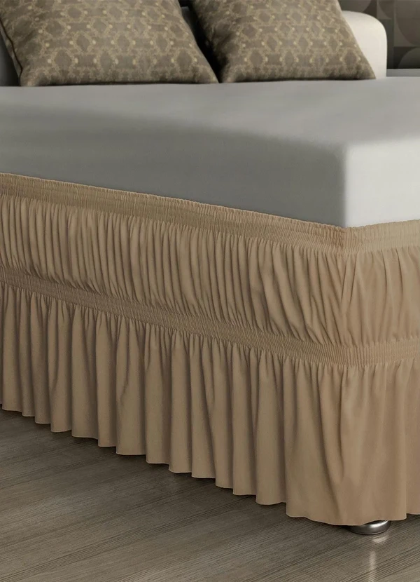 saia para cama box casal