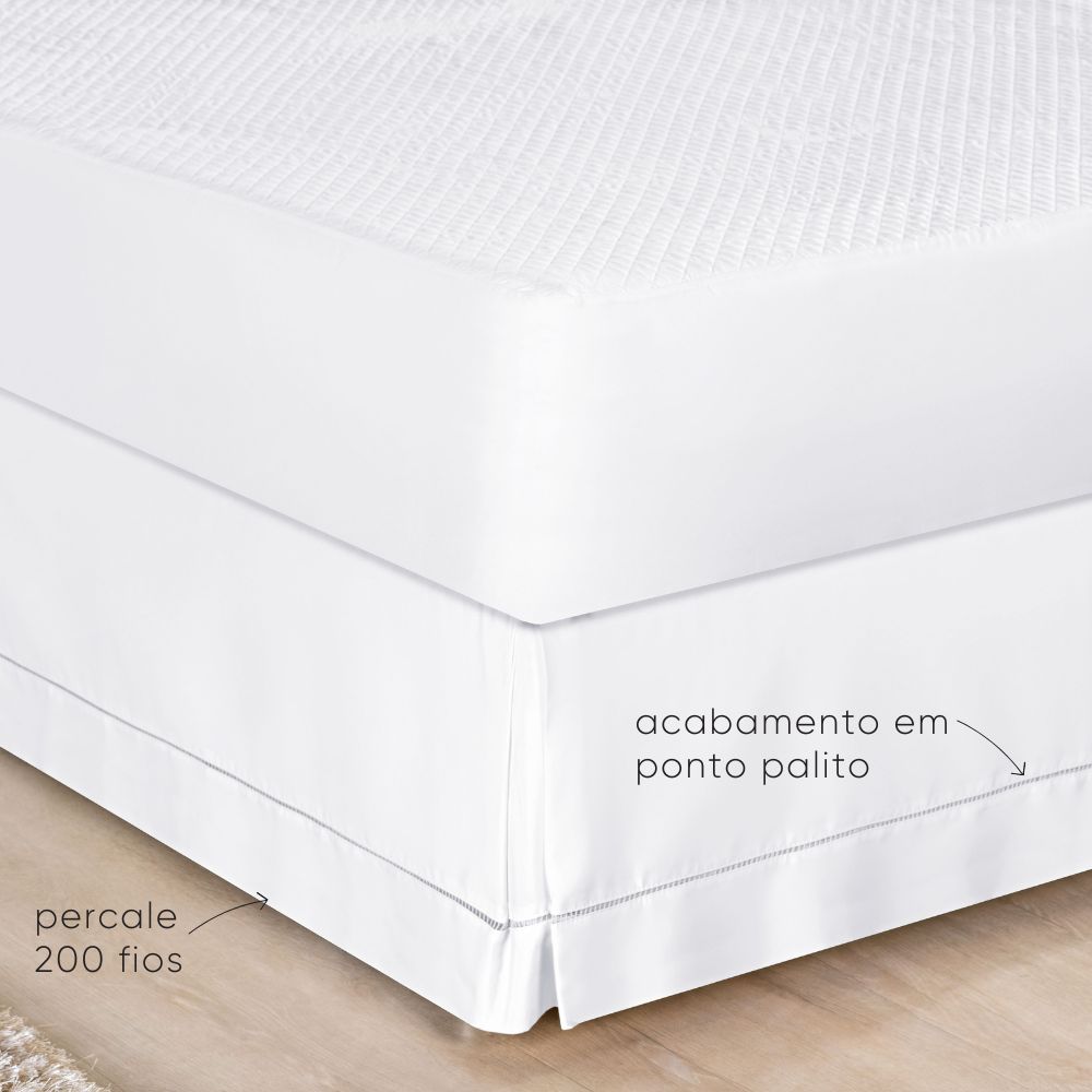 saia box casal com elástico