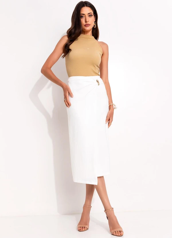 looks com saia colcci jeans