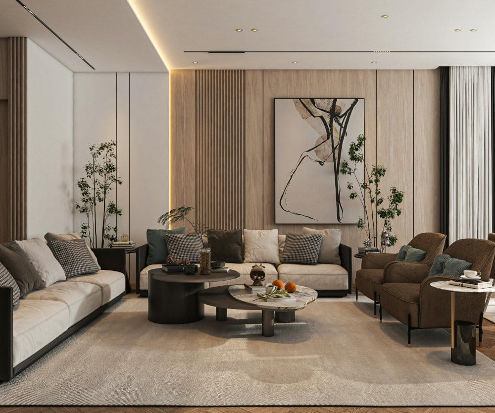 sala de estar luxuosa