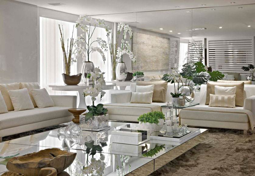 decoração sala de estar ampla