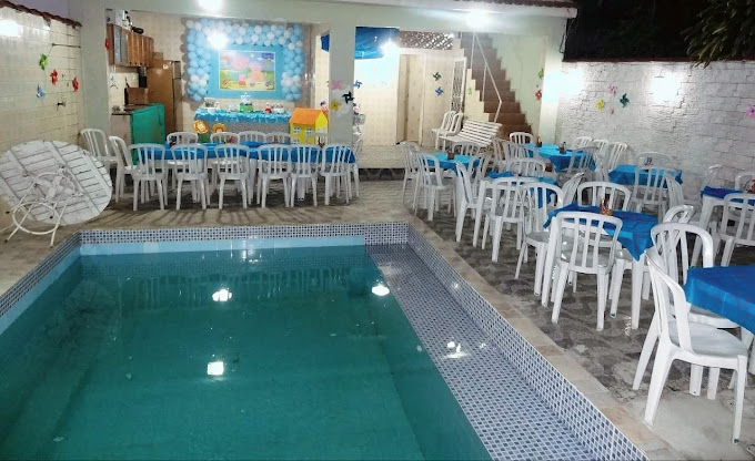Alugar salão com piscina