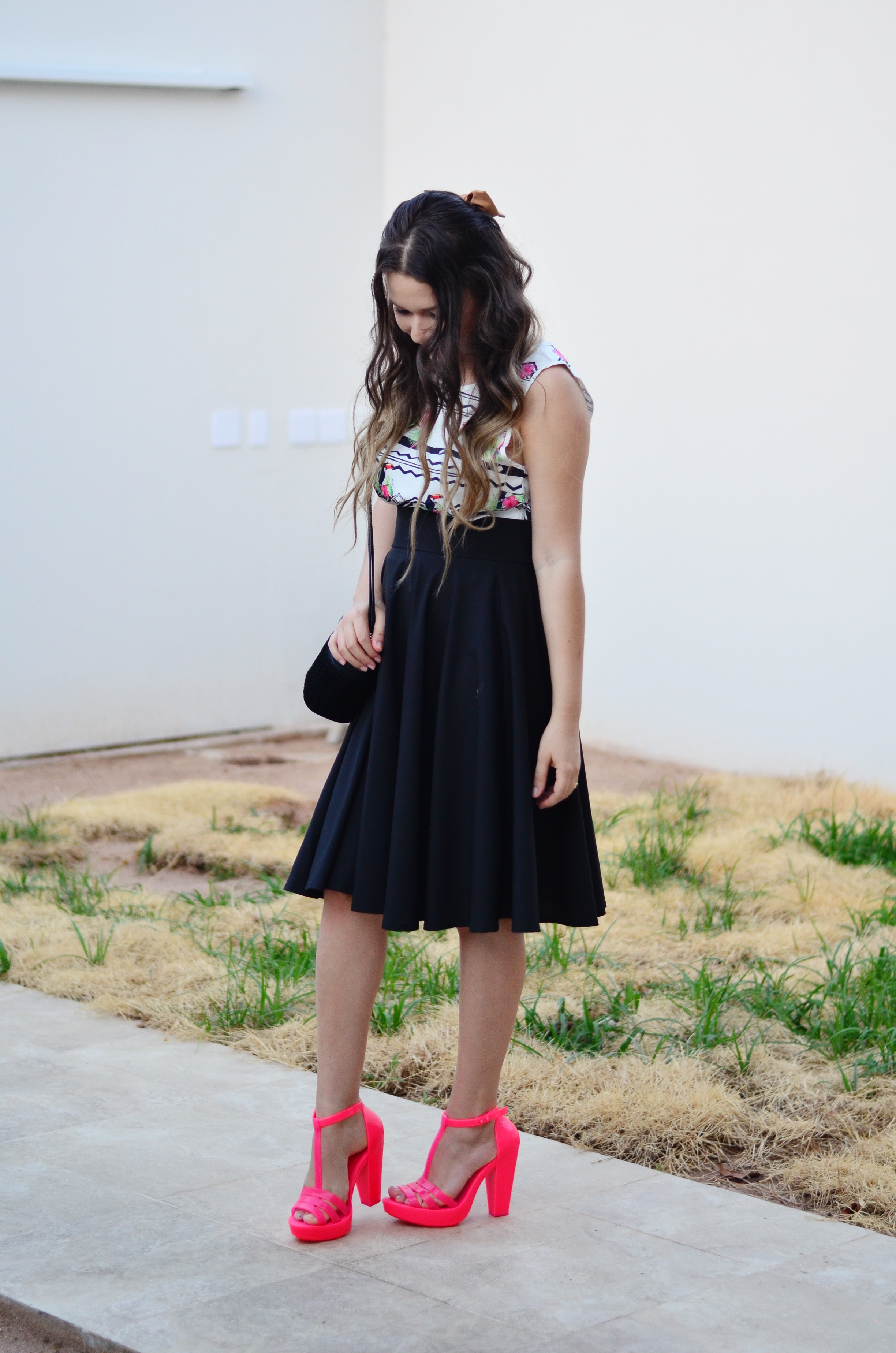 Sandália Melissa salto rosa