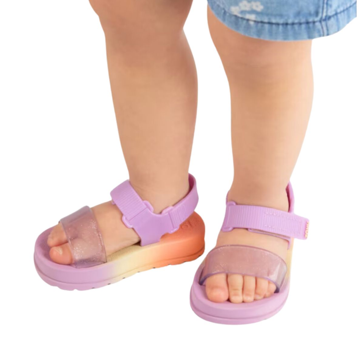 Zaxy Partner Flatform Fivelas Glitter
