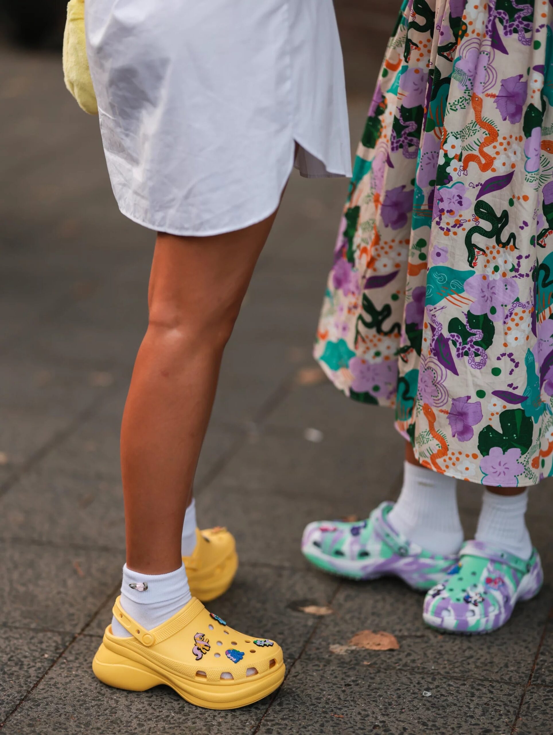 crocs plataforma looks