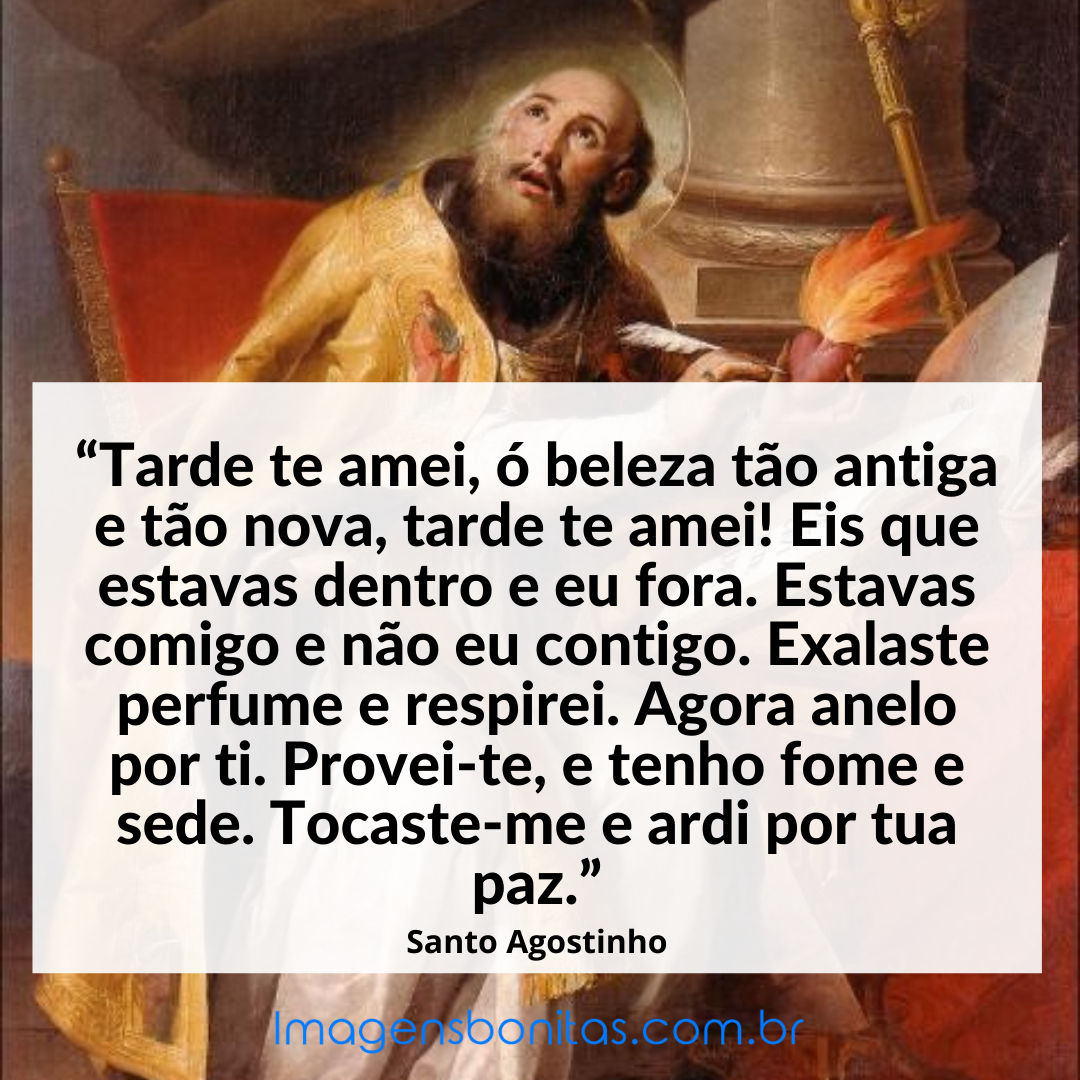 santo agostinho frases