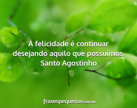 santo agostinho frases