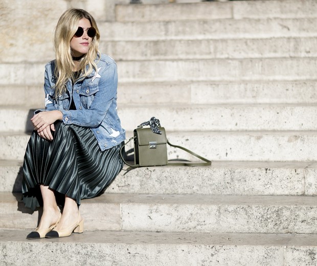 looks com sapato baixo para trabalhar