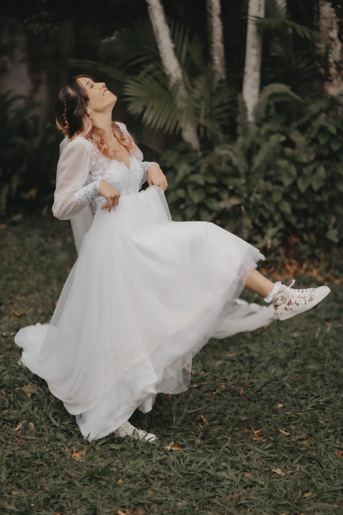 sapato de noiva salto baixo