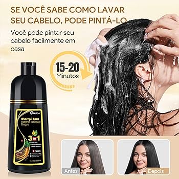 shampoo que pinta o cabelo