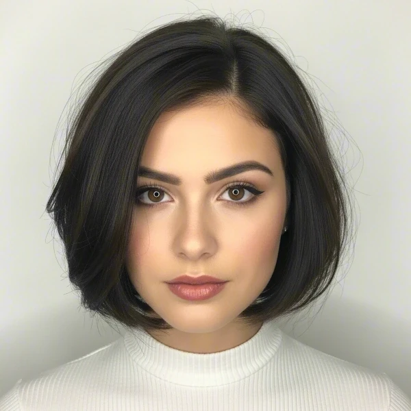 short bob para cabelos finos