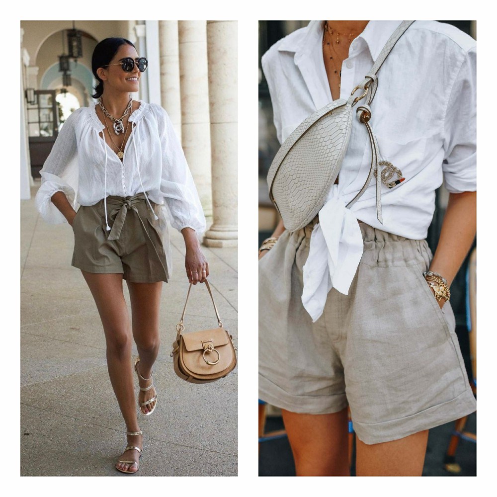 conjunto de linho com short