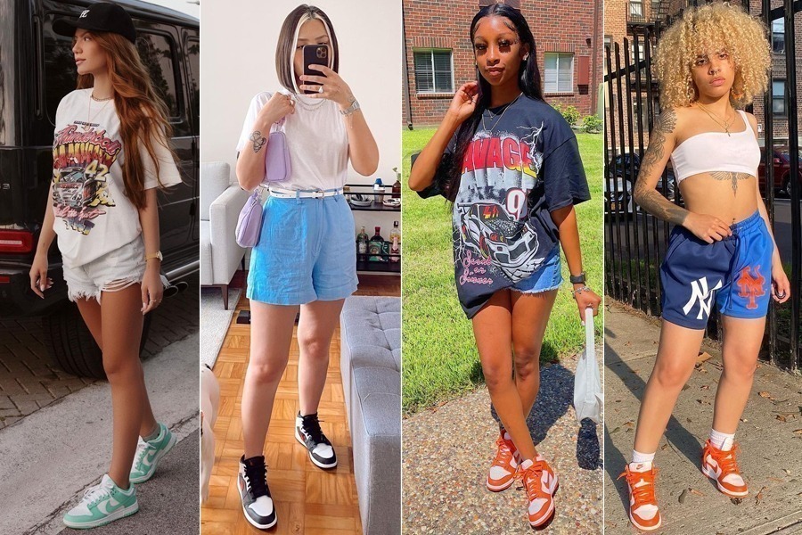 shorts nike feminino estilos