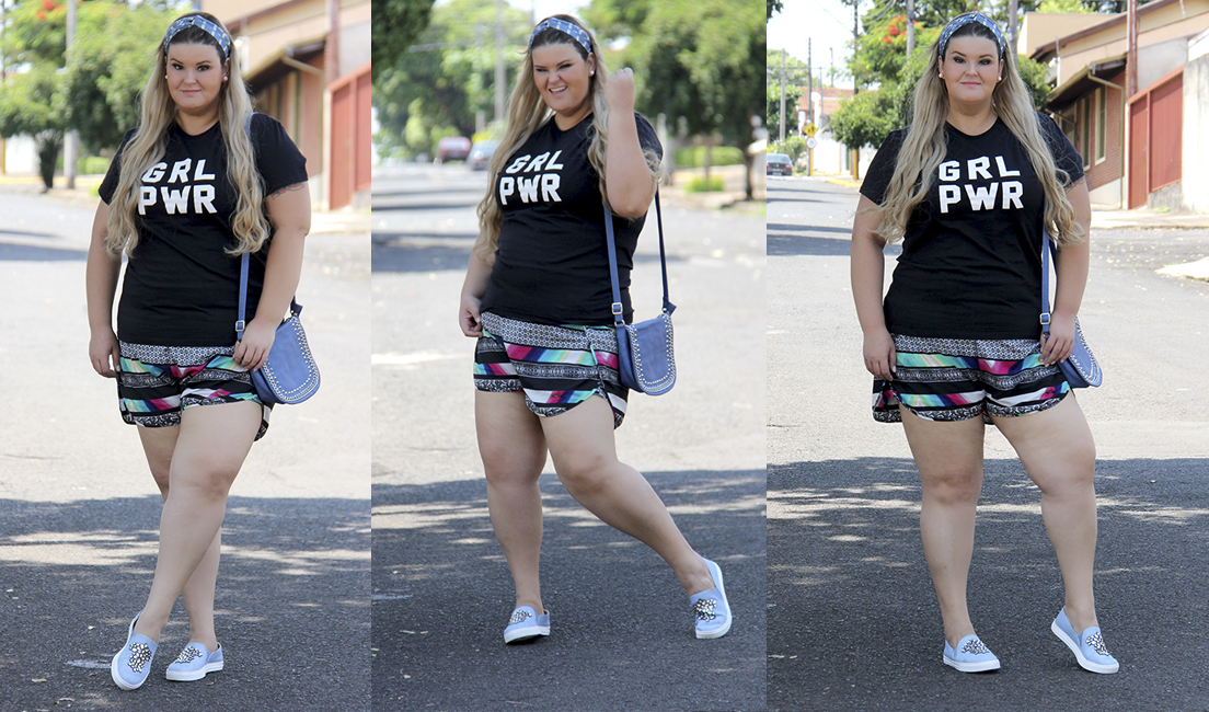 short de linho plus size feminino