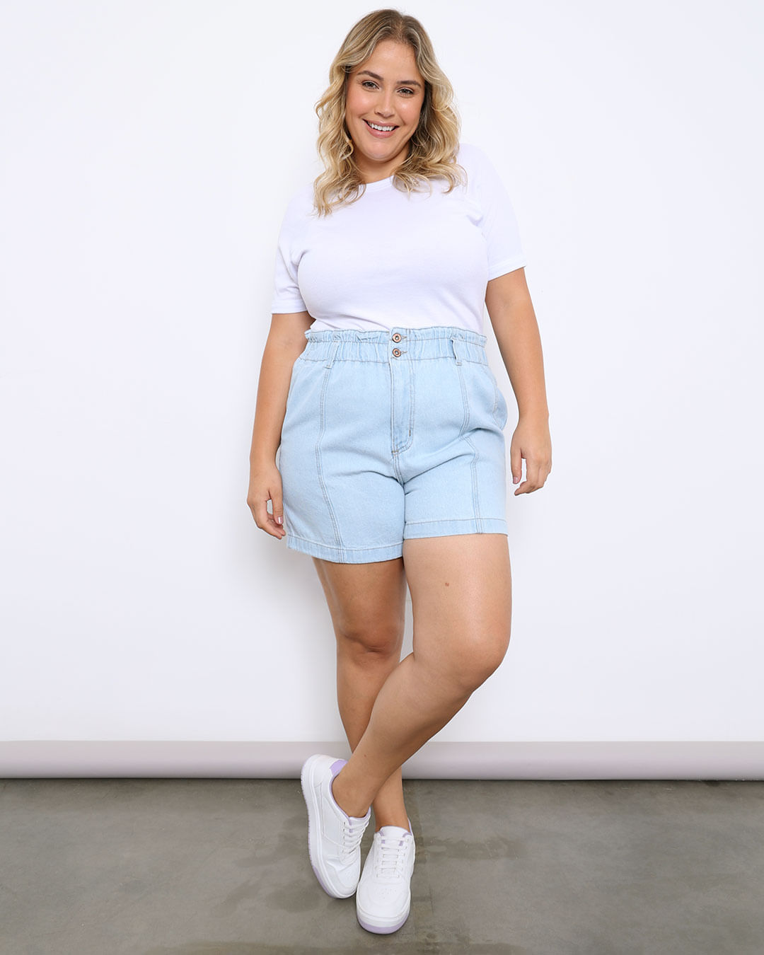 short saia plus size