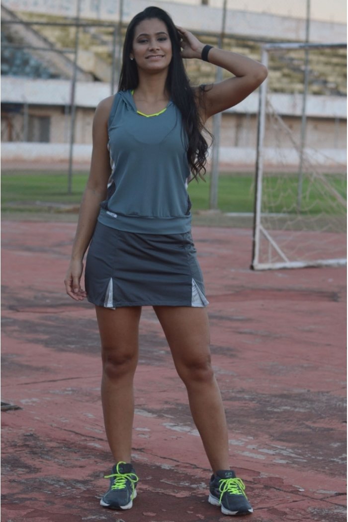 Short saia para corrida