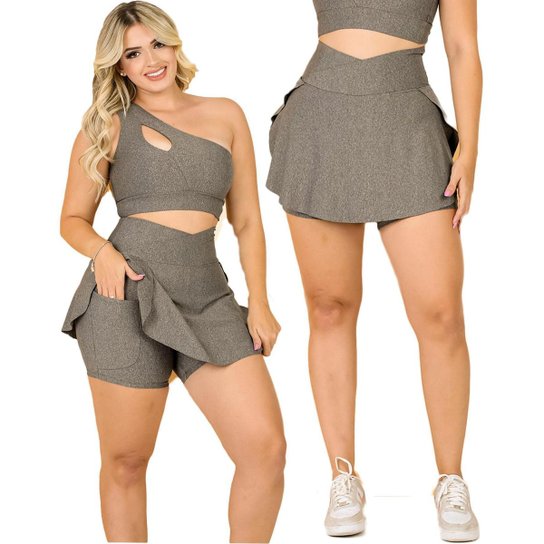 Short saia para corrida