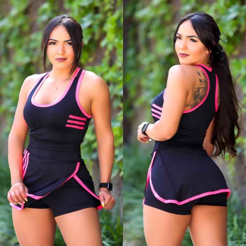 Short saia esportivo