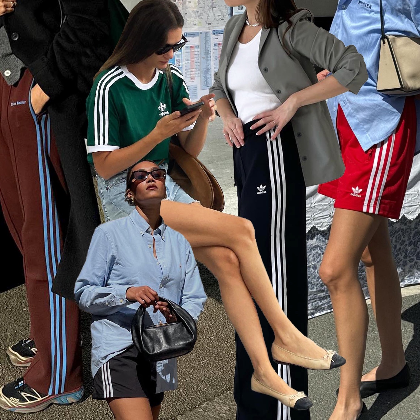 shorts adidas feminino casual chic