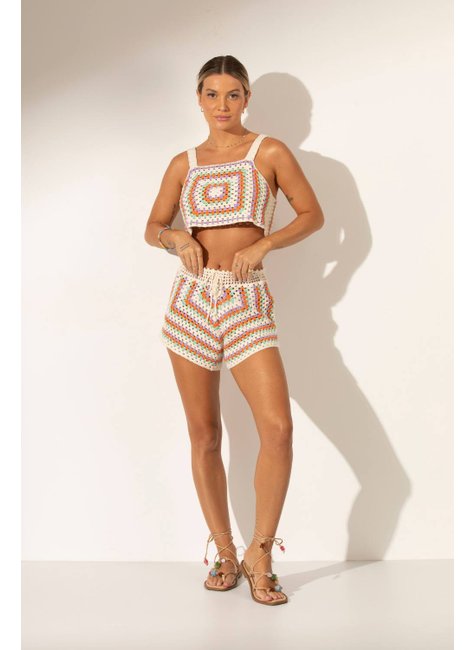 DIY: Aprenda a Fazer Seu Próprio Short de Crochê para o Verão