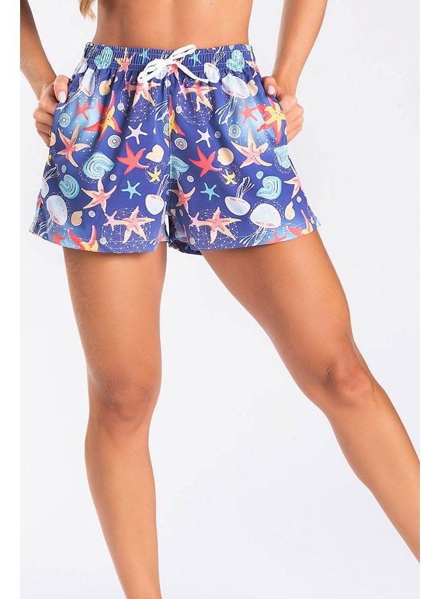 Shorts de linho