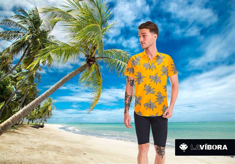 shorts de praia para viagem
