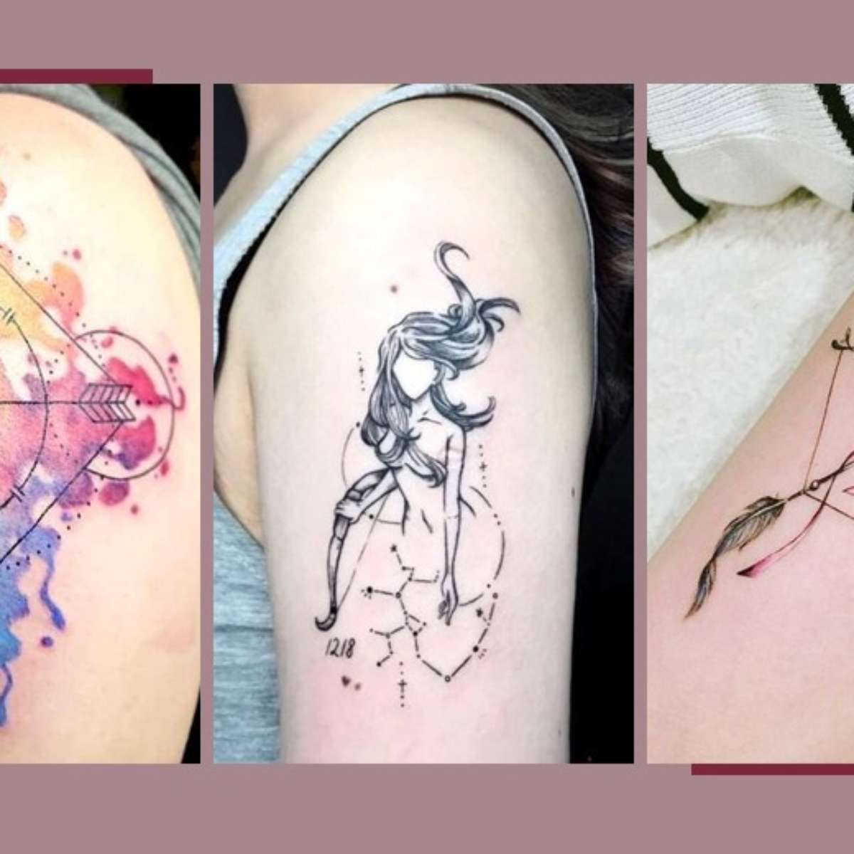 significado da flecha na tatuagem sagitário